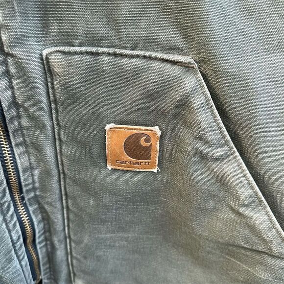 Carhartt Men's Vintage Canvas Quilted Work Vest Size 2X - Picture 5 of 6